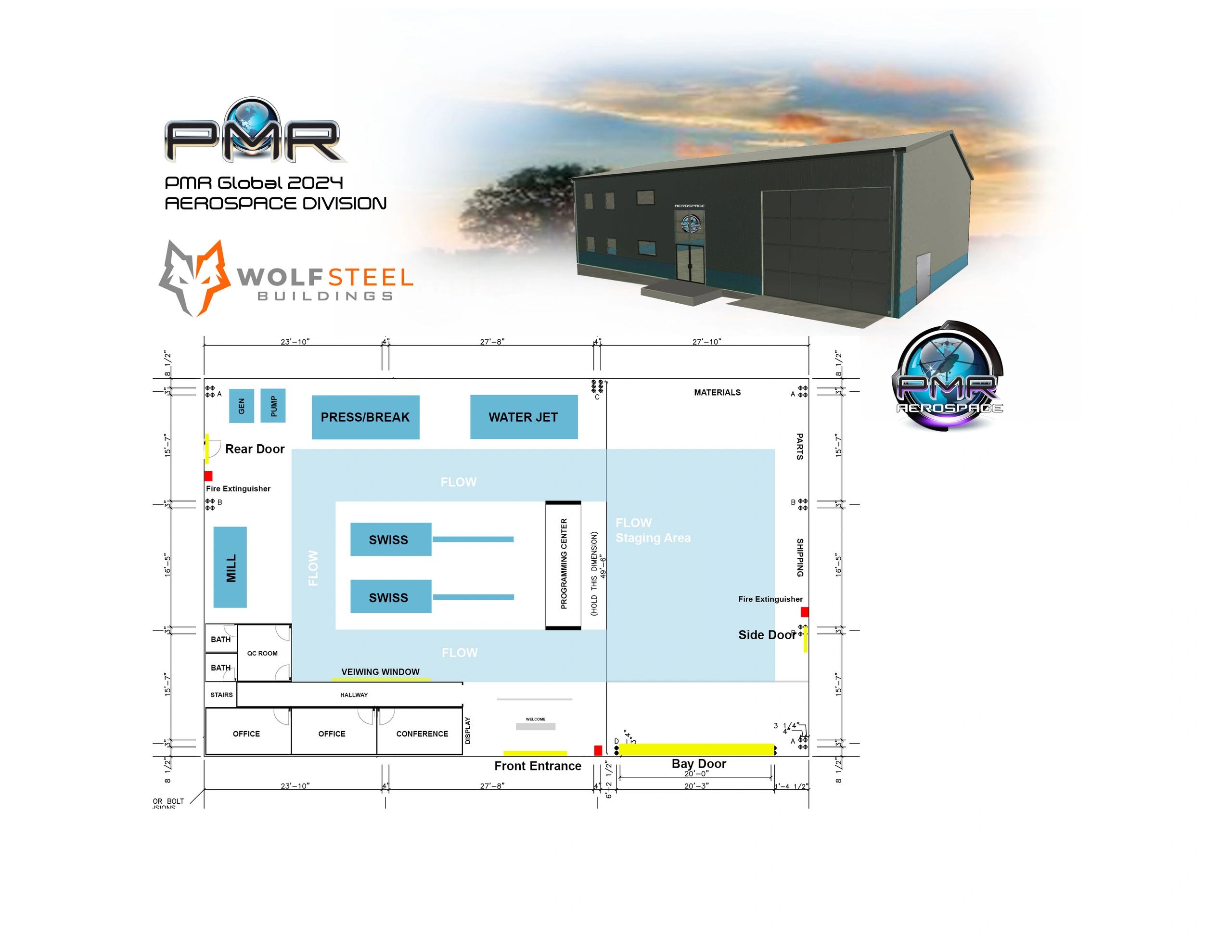 PMR Aerospace headquarters and campus layout