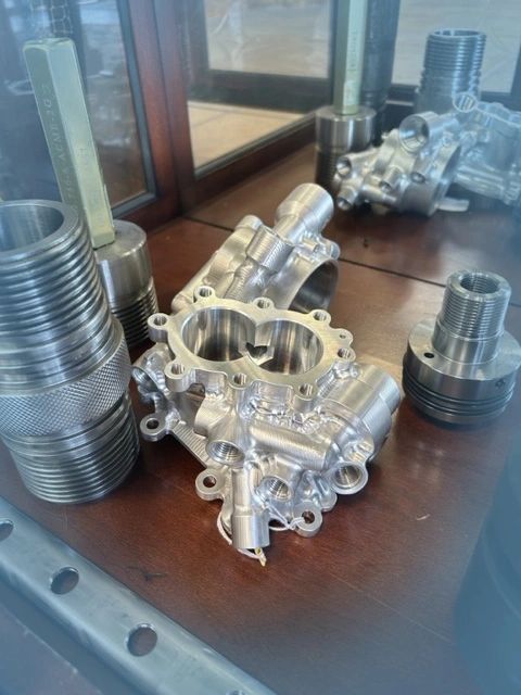 Precision-machined aerospace part